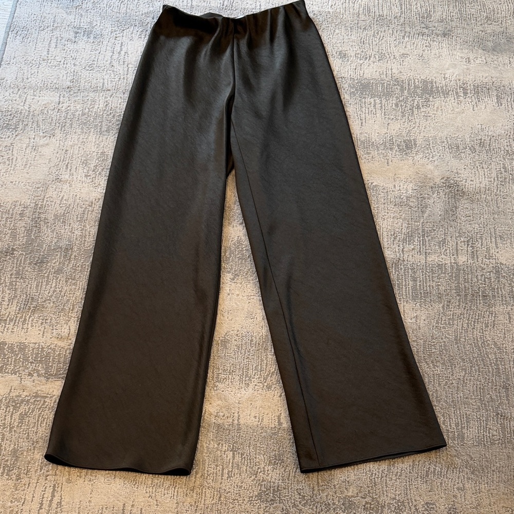 Vince Olive Satin Pants